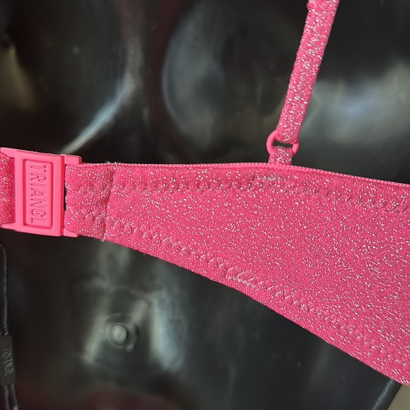 Pink sparkle bathing suits tops only - Picture 5 of 6